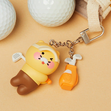 Figurine Keychain Golf Chunsik - Authentic Kakao Friends from Korea | Koolseoul