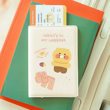 Passport Holder Chunsik Travel Wallet - Korean kawaii Kakao Friends | Koolseoul