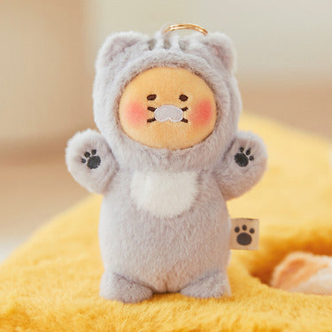 Kakao Friends - Chunsik Keychain Plush Grey Chunsik