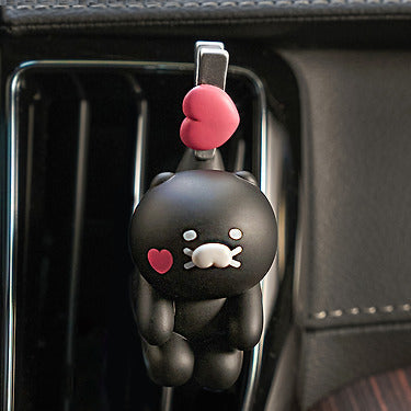 Black Car Air Freshener Black Chunsik - Official Kakao Friends merchandise | Koolseoul