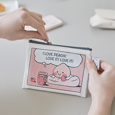 MiniPochette Apeach Pouch - Korean kawaii Kakao Friends | Koolseoul