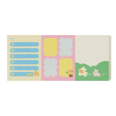 Kakao Friends - Friends Green 3bloc-Notes Chunsik Stationery