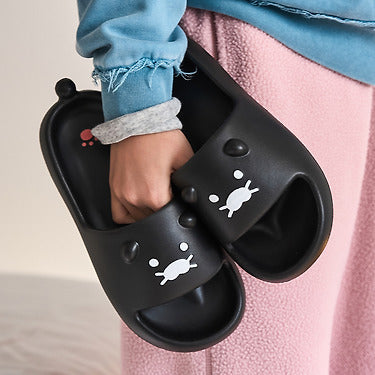 Black Slippers Women Chunsik - Official Kakao Friends merchandise | Koolseoul
